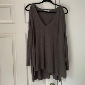 If It Were Me Army Green Oversized Sweater Size M